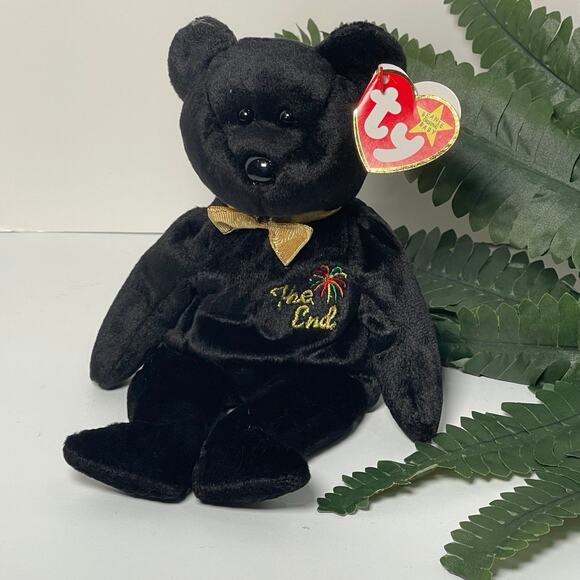 Ty Beanie Baby Babies THE END Bear Rare Find - Picture 1 of 6